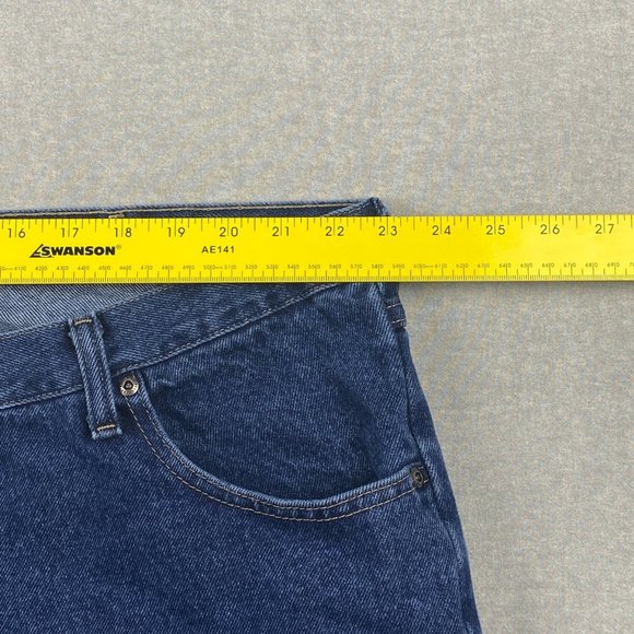 Wrangler Jeans Mens Size 46x30 Authentics Blue Denim Regular Fit ZM200SD Relaxed - Picture 9 of 13